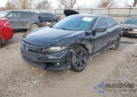 2020 Honda Civic Sport from USA, damaged, VIN 2HGFC2F83LH557769